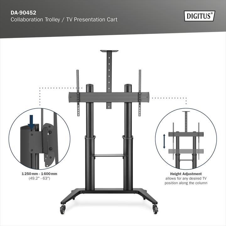 Immagine prodotto Digitus DA-90452 (Universale, 120", 140 kg)