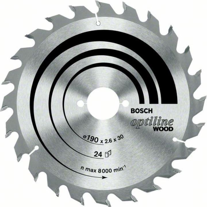 Produktbild Bosch Professional Zubehör PRO Wood Kreissägeblatt, 190 x 2.6 x 30 mm