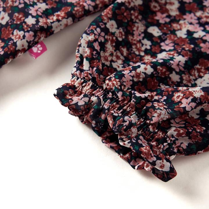 Actual product image VidaXL Children's long-sleeved blouse dark pink 116,Material: 100 (116)