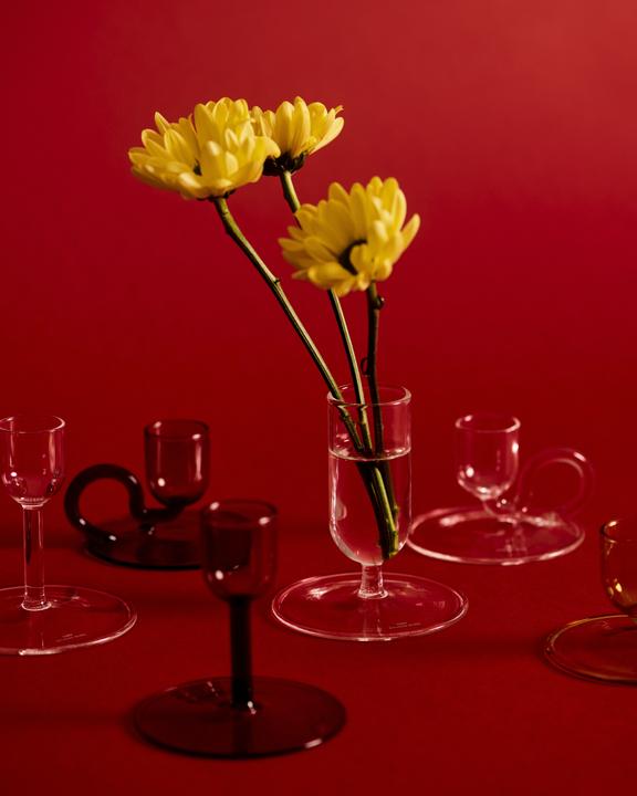 Image du produit HAY Tiny Candleholder Straight - Transparent