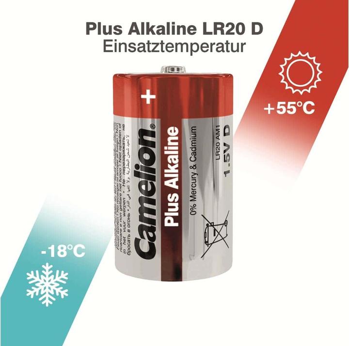 Produktbild Camelion Plus Alkaline (2 Stk., D)