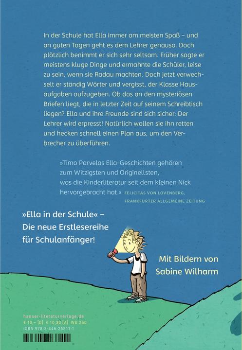 Produktbild Ella in der Schule - Abenteuer Schulanfang (Deutsch, Sabine Wilharm, Timo Parvela, Nina Stohner, 2020)