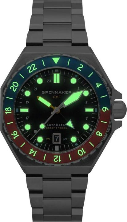 Actual product image Spinnaker SP-5119-44 Dumas Automatic GMT Men's Watch 44mm 30ATM (Diving watch, 44 mm)