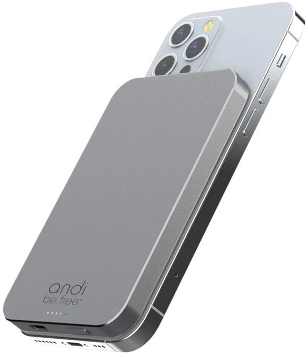 Immagine prodotto Andi be free MagPowerbank 5000 mAh - powerbank magnetico (5000 mAh, 15 W, 18.50 Wh)