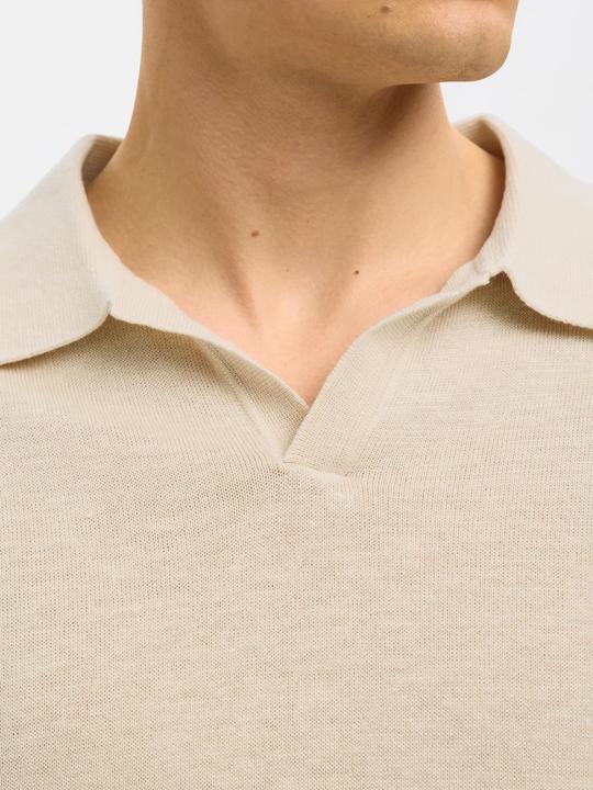 Actual product image Selected Homme Slhmattis Ss Knit Sun Open Polo Noos (S)