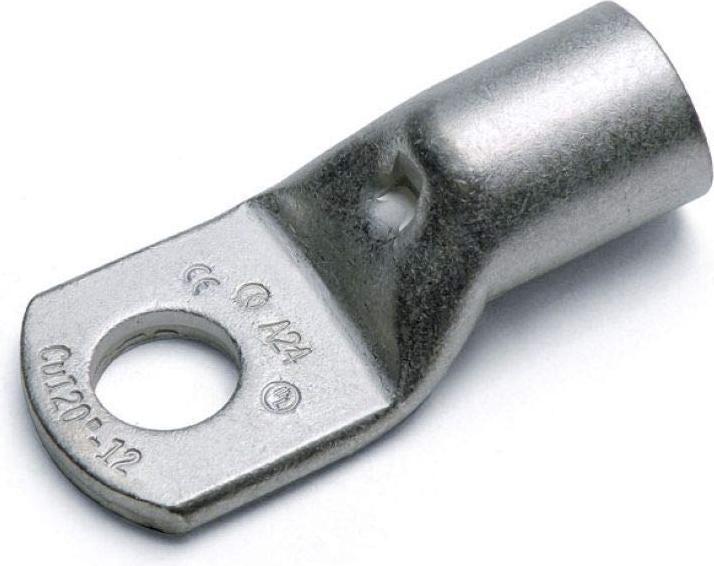 Actual product image Cembre 1 piece A37-M16 tubular cable lug 185mm² M16 uninsulated tinned copper