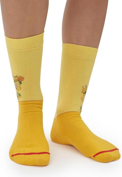 Actual product image MuseARTa Vincent van Gogh Socks - Sunflowers (Single pack, 36 - 40)