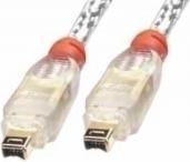 Produktbild Lindy Firewire 4-polig - Firewire 4-polig, 10 m, Weiss (10 m, FireWire)