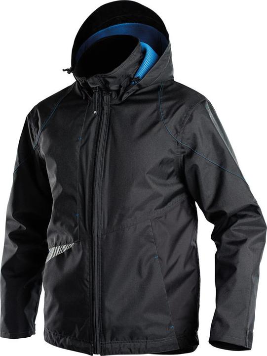 Actual product image Dassy Work jacket waterproof/windproof Hyper black size S (XS)