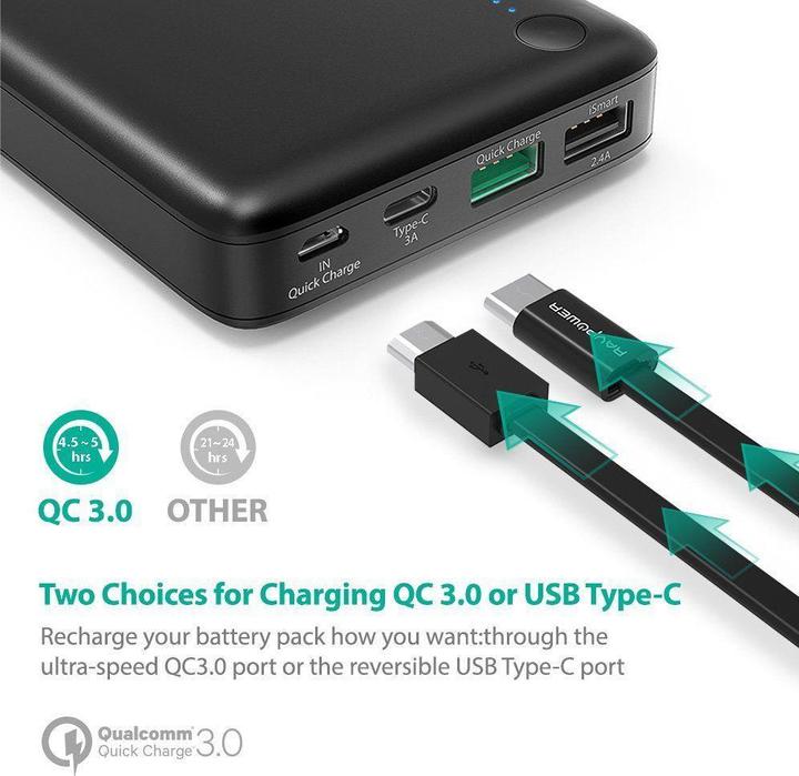 Image du produit RAVPower Rp-Pb043 (20100 mAh, 100 Wh)