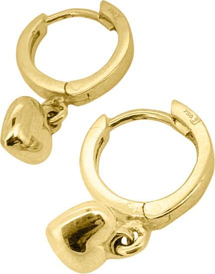 Produktbild JGZ Creolen Herz (18 Karat Gold 750)
