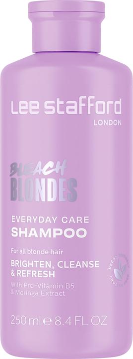 Actual product image Lee Stafford Bleach Blondes Everyday Care Shampoo 250 ml (250 ml, Liquid shampoo)