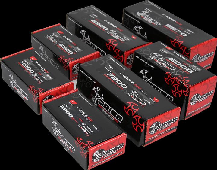 Immagine prodotto Team Orion V-Max-HV Graphene Tech Shorty 6200 7.6V 2S 128C (7.60 V, 6200 mAh)