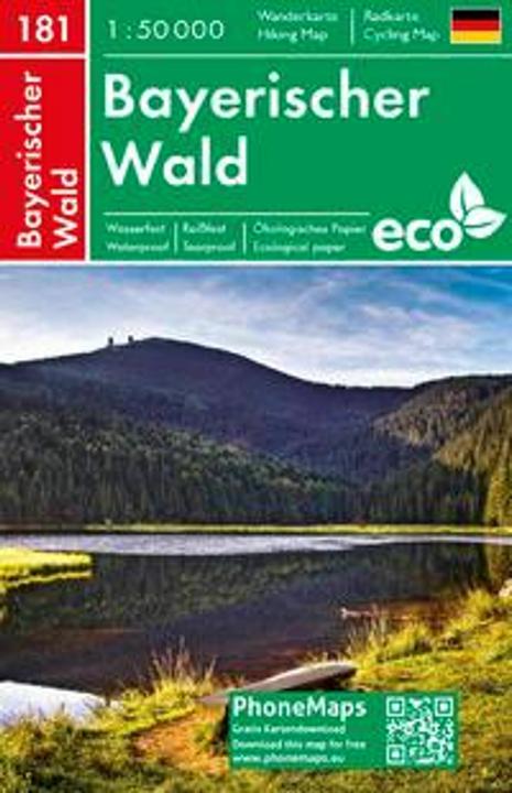 Image du produit Forêt bavaroise, carte de randonnée - vélo 1 :