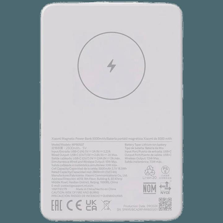 Immagine prodotto Xiaomi Magnetic Power Bank 5000mAh (5000 mAh, 18.50 W)