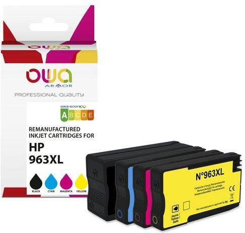 Produktbild Armor OWA OWA Multipack kompatibel zu HP 3JA30AE+3JA27AE+3JA28AE+3JA29AE BK/C/M/Y (M, B, Y, C)