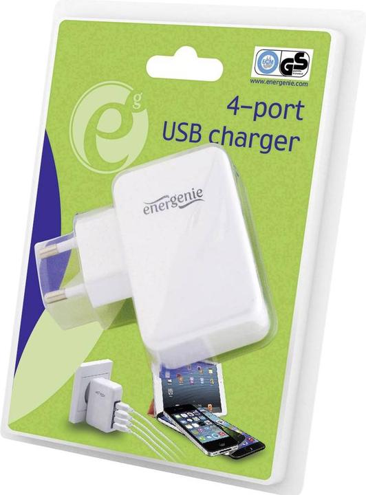 Productafbeelding Energenie USB-lader Uni4fach (15 W)