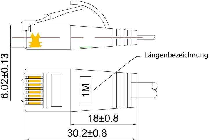 Actual product image Wirewin Network cable (U/FTP, CAT6, 20 m)