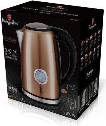 Actual product image BerlingerHaus Electric kettle 1.7 l with thermometer BH-9069 (1.70 l)