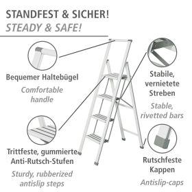 Actual product image Wenko Household ladder (Stile, 44 cm)