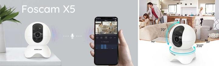 Actual product image Foscam X5 Wi-Fi (2560 x 1920 pixels)