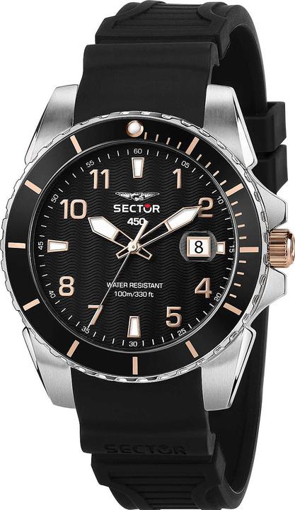 Produktbild Sector R3251276006 Serie 450 Herren 41mm 10ATM (Taucheruhr, 41 mm)