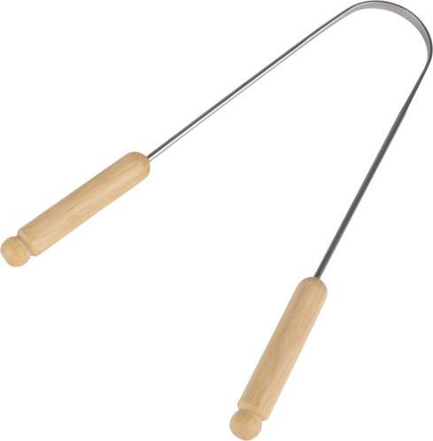 Bürstenhaus Redecker Zungenschaber Buche gewachst Inox 14x8.5 cm (Zungenschaber)
