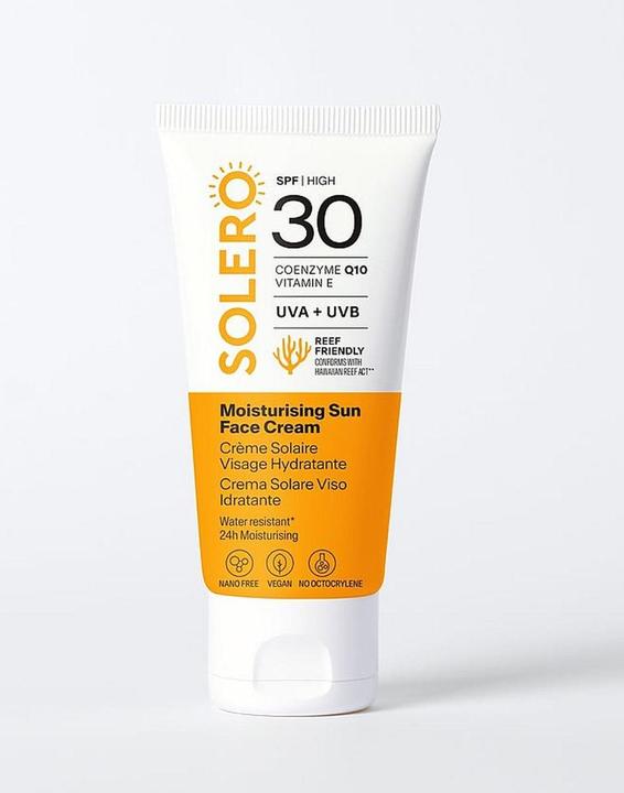 Produktbild Solero Sonne Gesichtscr feuch SPF30 50ml (Sonnencreme Gesicht, SPF 30, 50 ml)