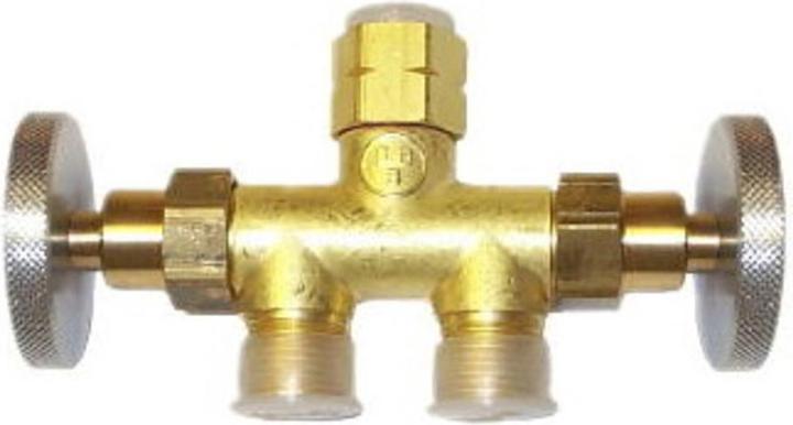 Actual product image Borrmann Brenner Manifold valve with 2 outlets, for connection to R RS and RDS