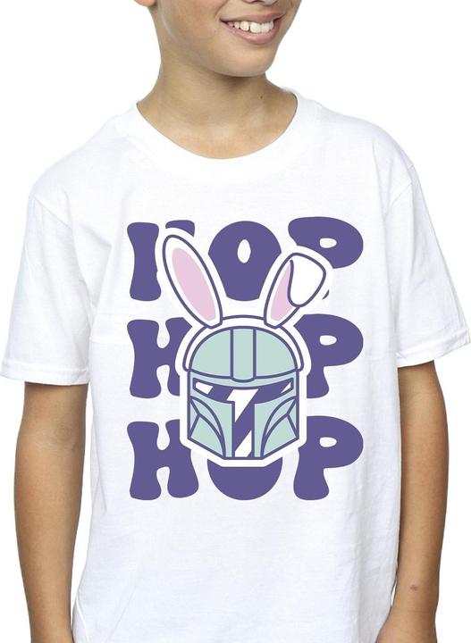Actual product image Star Wars Boys The Mandalorian Hop Into Easter T-Shirt (140, 146)