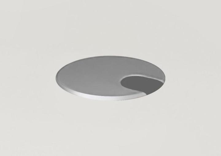 Actual product image Kerkmann Cable aperture box, plastic, centre, silver