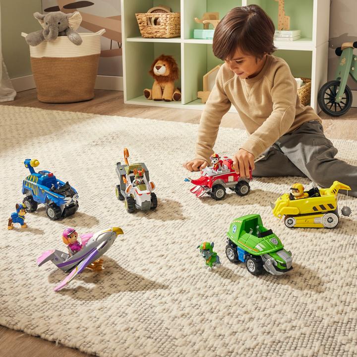 Image du produit Spin Master PAW Patrol Jungle Pups, Chase's Tiger Vehicle, Camion avec figurine articulée à collectionner, jouet