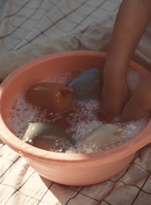 Produktbild Leo et Lea Badespielzeug 4er Set Silikon Montessori