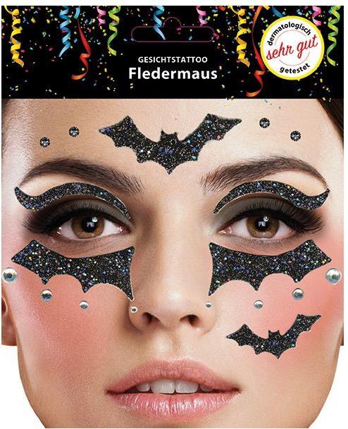 Actual product image Sombo Face tattoo bat