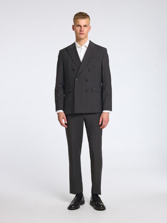 Produktbild Selected Homme Nadelstreifen Zweireihiger Blazer (50)