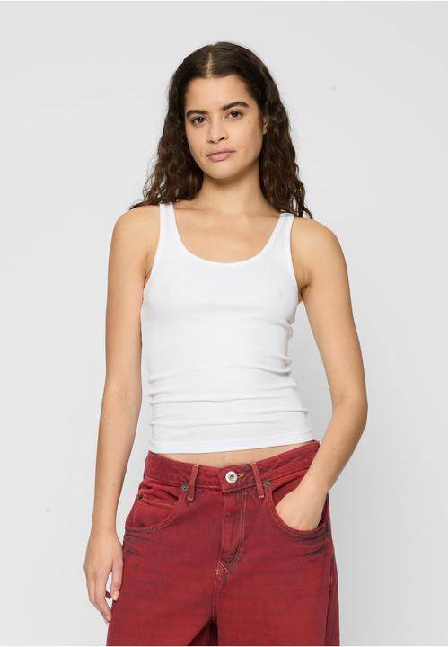 Actual product image Urban Classics Ladies Organic Basic Rib Top 2-Pack - 166867 (5XL)