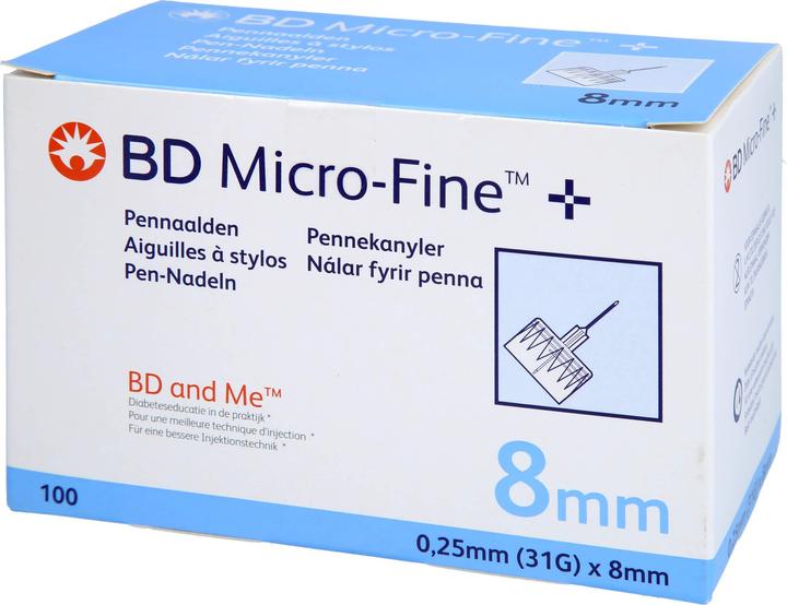 Produktbild BD MICRO FINE+8 Nadeln 110x0,25x8mm, 110 St KAN