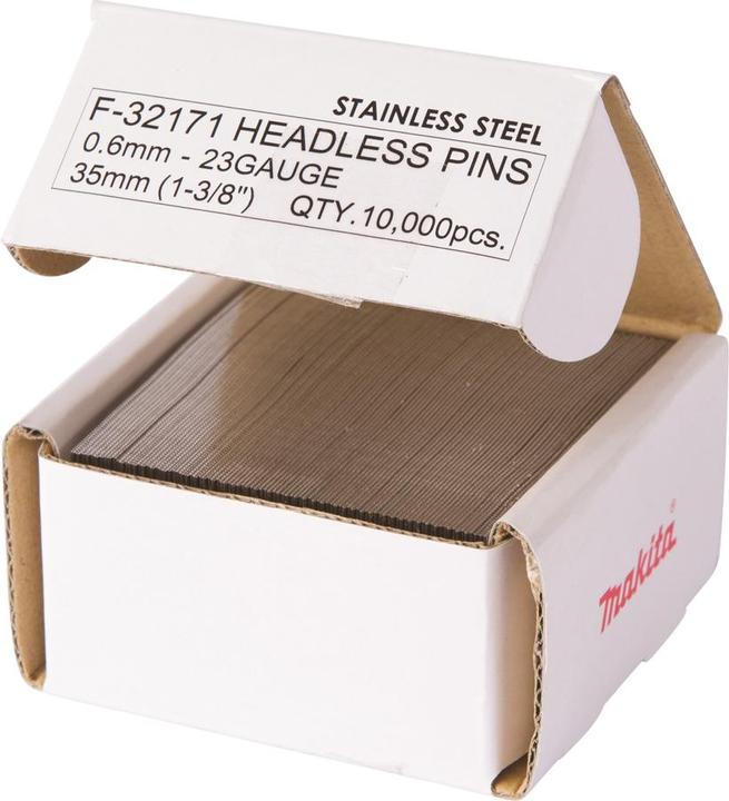 Actual product image Makita Pin 0.6x35mm INOX