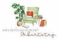 Actual product image Edition Gollong Postkarte. Zum Geburtstag (Sofa)