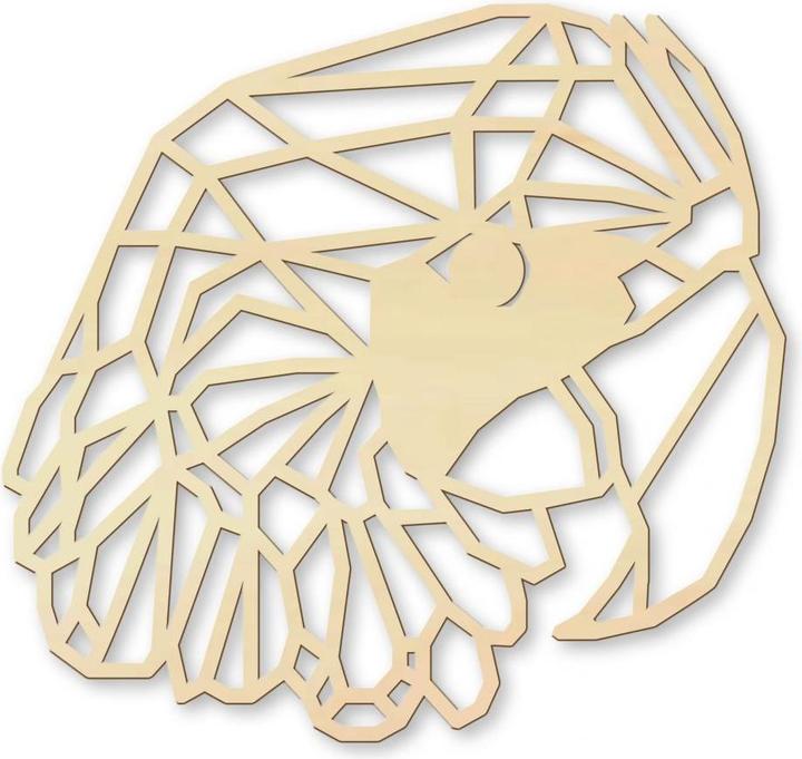 Image du produit Trenddeko Perroquet en origami (50 x 47 cm)