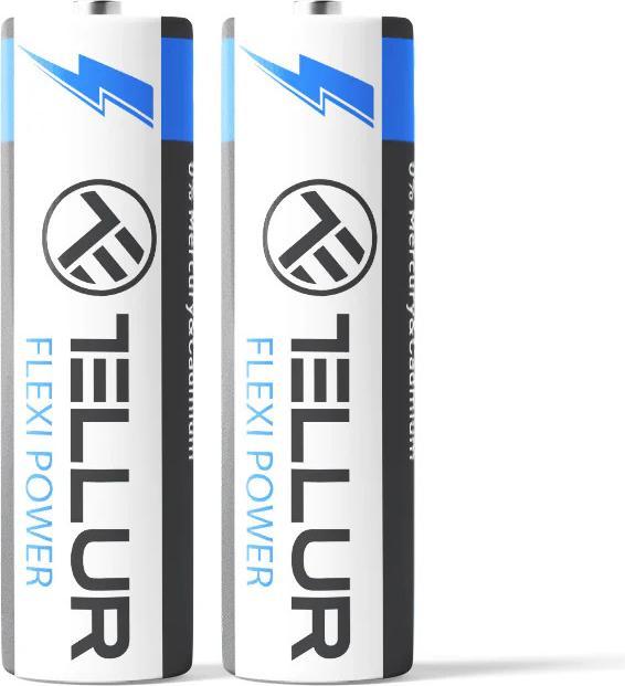 Actual product image Tellur Flexi Power battery, Super Alkaline, AA LR6, 1.5V, 2 pcs/set (6 pcs., AA)