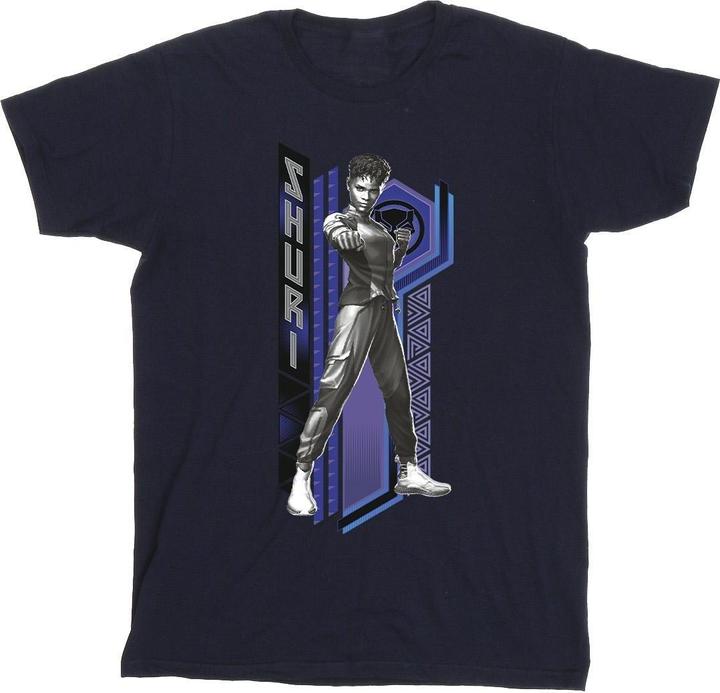 Actual product image Mens Black Panther Wakanda Forever Shuri Pose T-Shirt (XL)