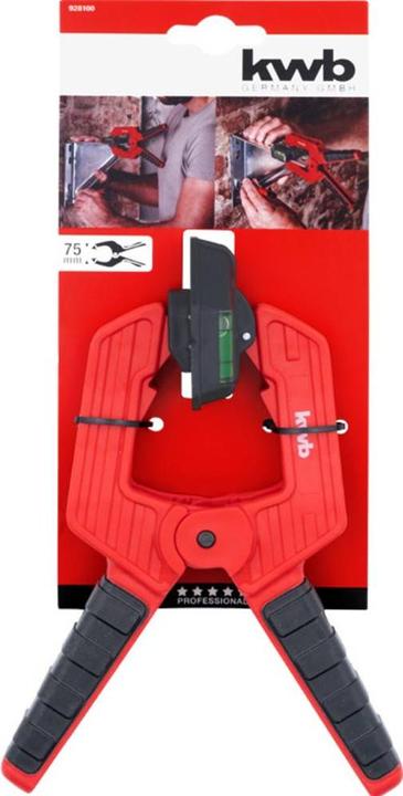 Produktbild kwb 928100 Leichtmetall-Wasserwaage 75 mm (7.50 cm)