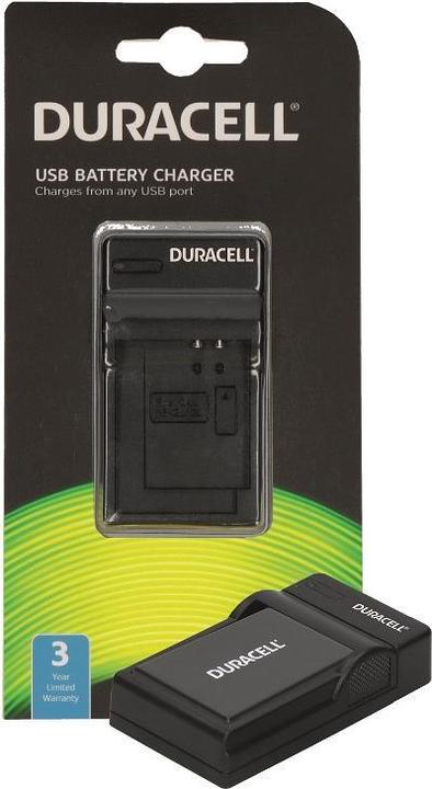 Actual product image Duracell Charger with USB cable for Panasonic DMW-BLD10E (Camera battery charger)