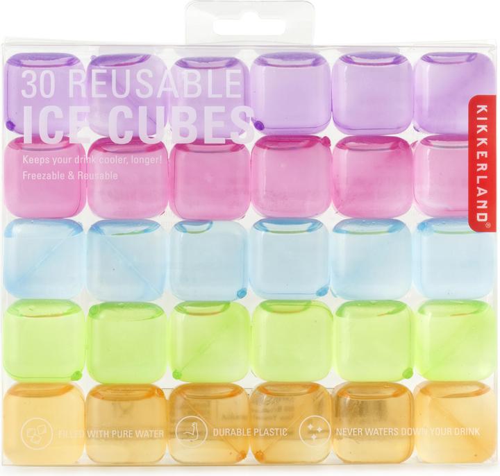 Immagine prodotto Kikkerland Cubo di ghiaccio riutilizzabile (Cubetti di ghiaccio riutilizzabili)