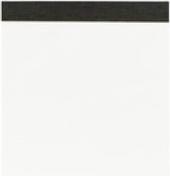 Actual product image Landré A6 folded memo pad without front cover (A6, Plain)