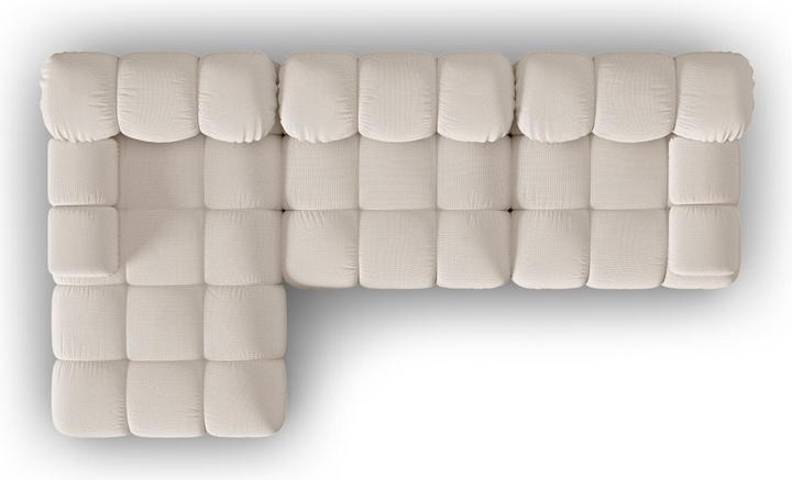 Image du produit Micadoni Canapé D'Angle Gauche Modulaire, "Bellis", 4 Places, 282x155x70Fabriqué en Europe (Canapé d'angle)