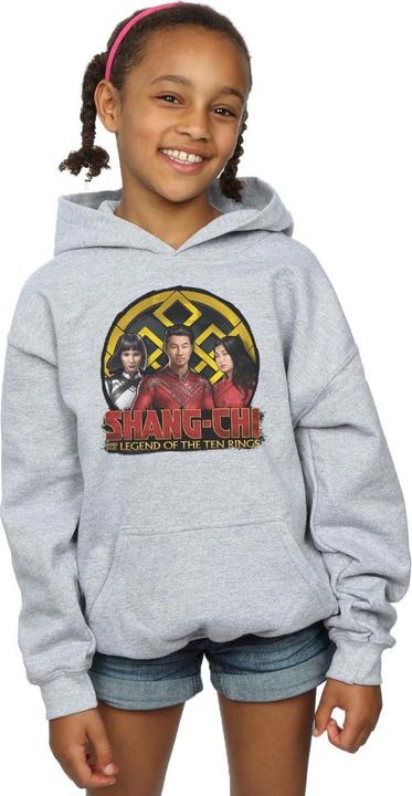Produktbild ShangChi And The Legend Of The Ten Rings Group Logo Emblem Kapuzenpullover Mädchen (116)