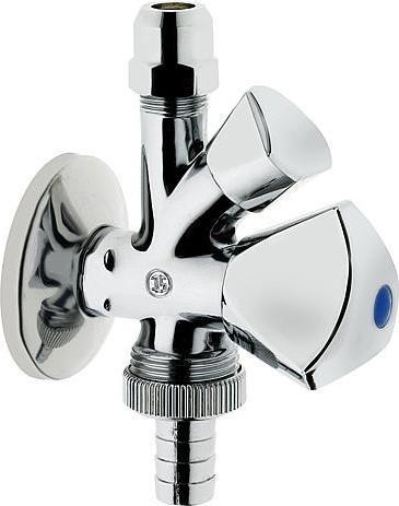 Actual product image Schlosser Combination corner valve 12' chrome 1720