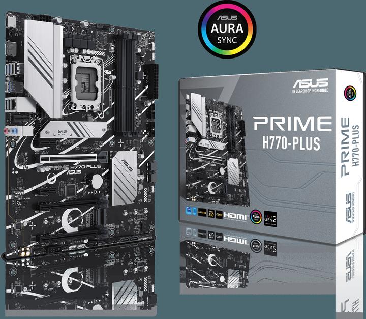 Produktbild ASUS PRIME H770-Plus (LGA 1700, Intel H770, ATX)